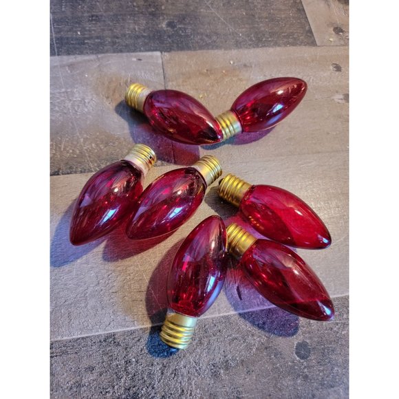 Red light bulb xmas set - Picture 4 of 4